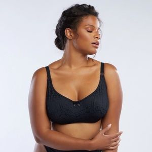 SavageXFenty Unlined Leopard Lace Covered Bra 42C